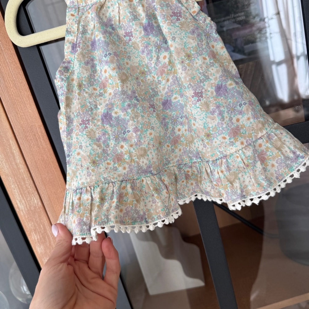 Jamie Kay mayflower dress eyelet floral print baby girl ruffle cotton - Picture 6 of 9
